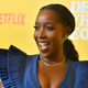 Ashley Blaine Featherson attends the premiere of the Netflix Original Series “Dear White People” Volume 3 on August 01, 2019 in Los Angeles, Calif.